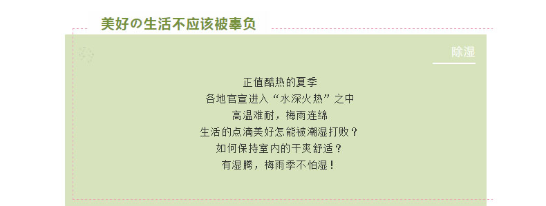 如何避免生活的樂趣被潮濕影響？