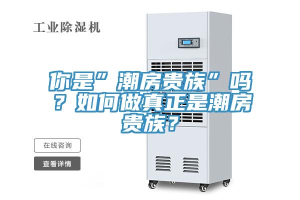 你是”潮房貴族”嗎？如何做真正是潮房貴族？