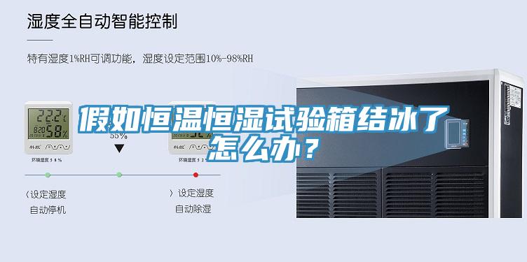 假如恒溫恒濕試驗箱結(jié)冰了怎么辦？