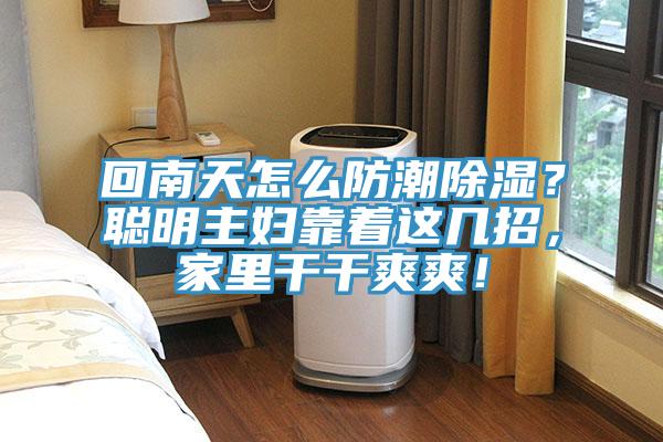 回南天怎么防潮除濕？聰明主婦靠著這幾招，家里干干爽爽！