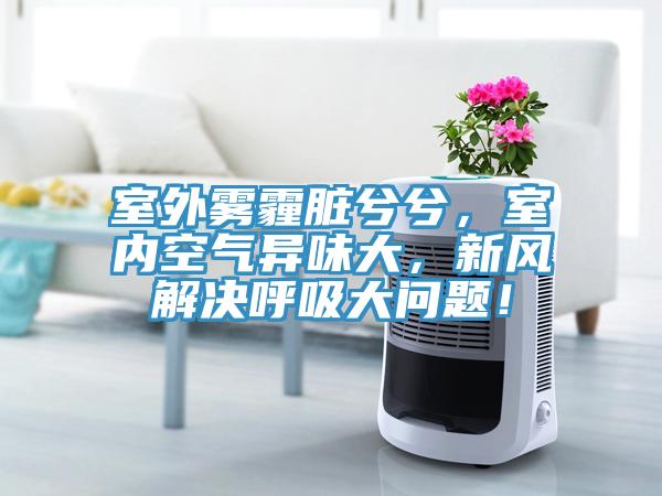 室外霧霾臟兮兮，室內(nèi)空氣異味大，新風(fēng)解決呼吸大問題！