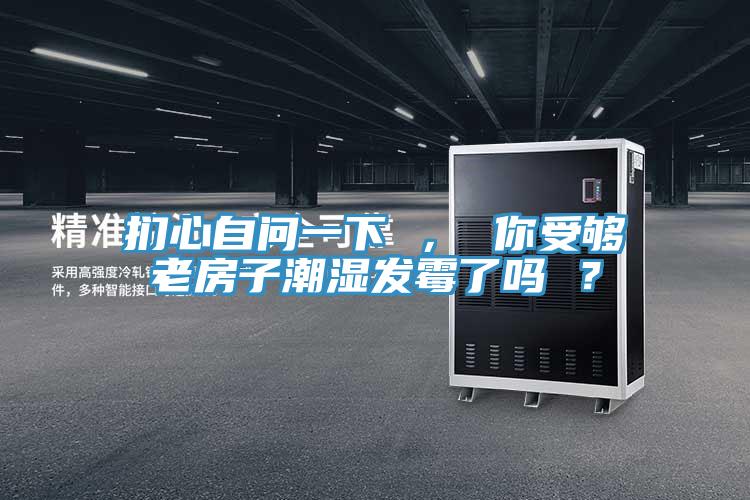 捫心自問(wèn)一下 ， 你受夠老房子潮濕發(fā)霉了嗎 ？