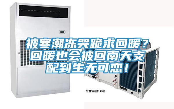 被寒潮凍哭跪求回暖？回暖也會(huì)被回南天支配到生無可戀！