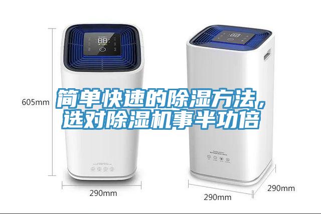 簡單快速的除濕方法，選對除濕機事半功倍