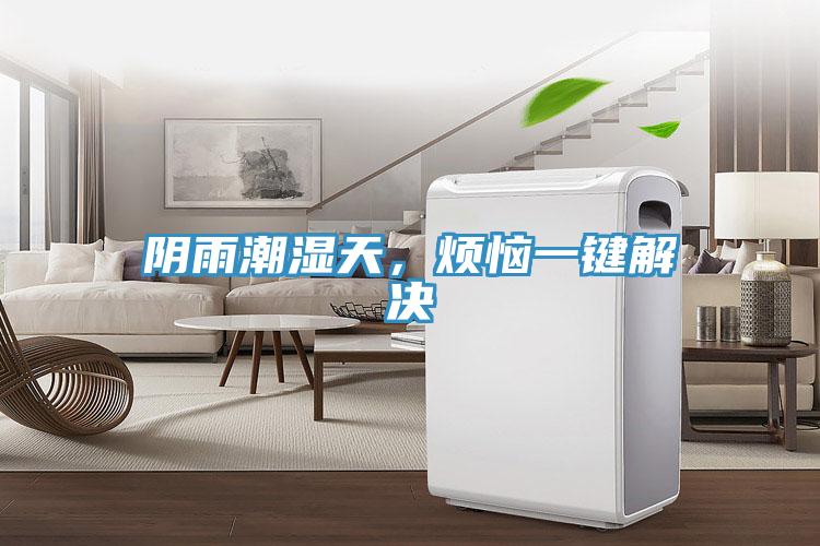 陰雨潮濕天，煩惱一鍵解決