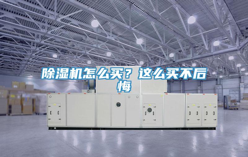 除濕機(jī)怎么買？這么買不后悔