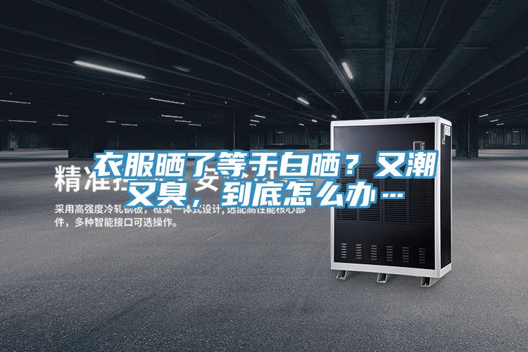 衣服曬了等于白曬？又潮又臭，到底怎么辦…