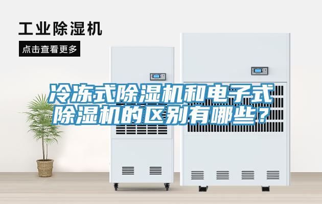 冷凍式除濕機(jī)和電子式除濕機(jī)的區(qū)別有哪些？