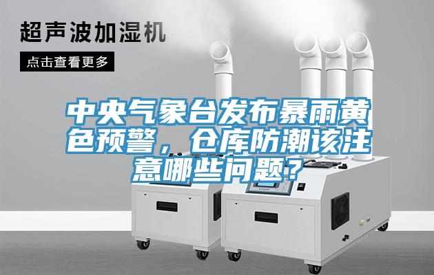 中央氣象臺發(fā)布暴雨黃色預(yù)警，倉庫防潮該注意哪些問題？
