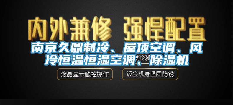 南京久鼎制冷、屋頂空調(diào)、風(fēng)冷恒溫恒濕空調(diào)、除濕機