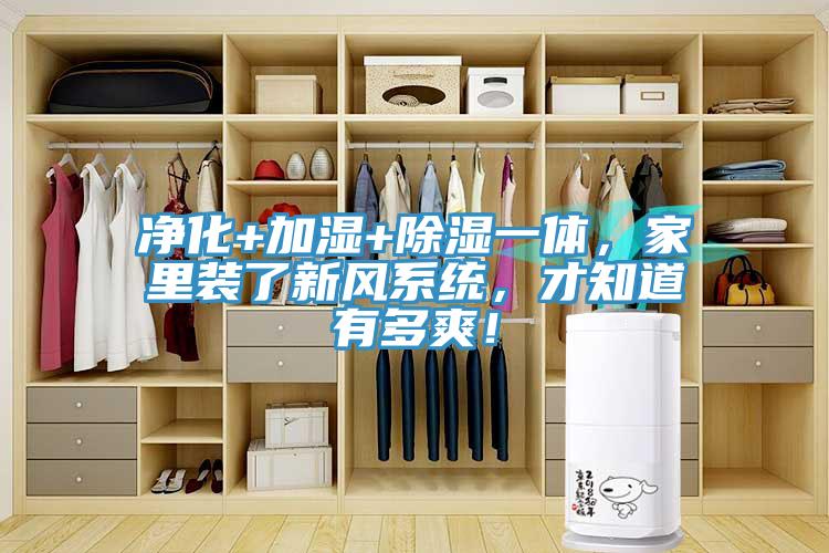 凈化+加濕+除濕一體，家里裝了新風(fēng)系統(tǒng)，才知道有多爽！