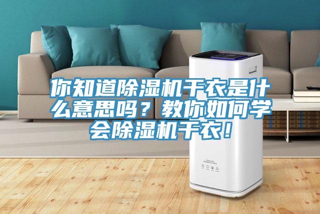 你知道除濕機(jī)干衣是什么意思嗎？教你如何學(xué)會(huì)除濕機(jī)干衣！