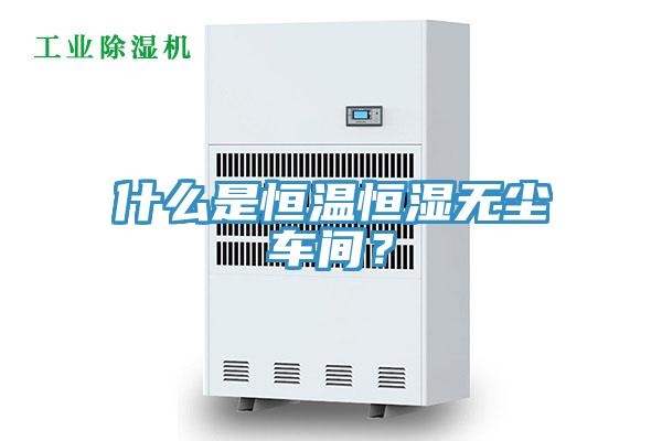什么是恒溫恒濕無塵車間？