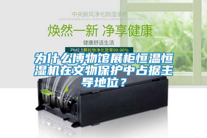 為什么博物館展柜恒溫恒濕機(jī)在文物保護(hù)中占據(jù)主導(dǎo)地位？