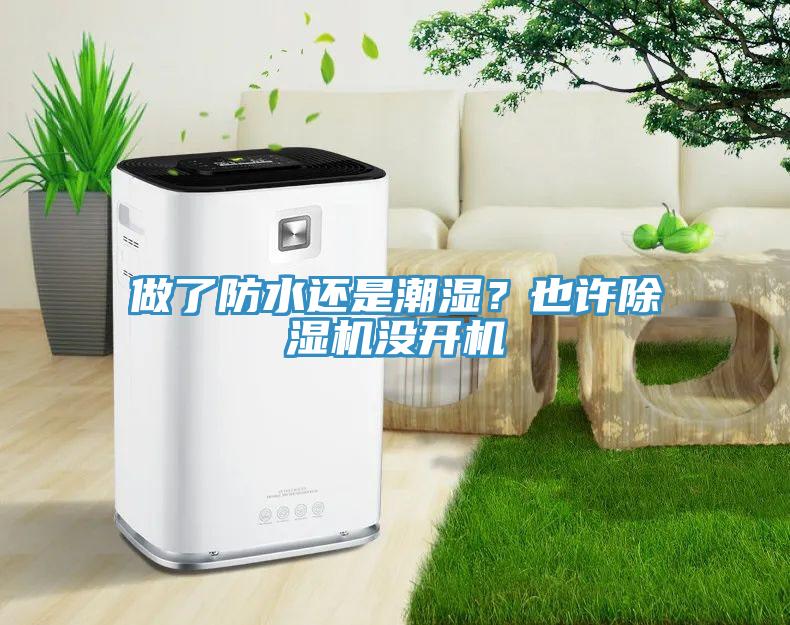 做了防水還是潮濕？也許除濕機(jī)沒開機(jī)