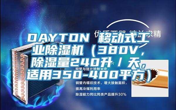 DAYTON 移動(dòng)式工業(yè)除濕機(jī)（380V，除濕量240升／天，適用350-400平方）