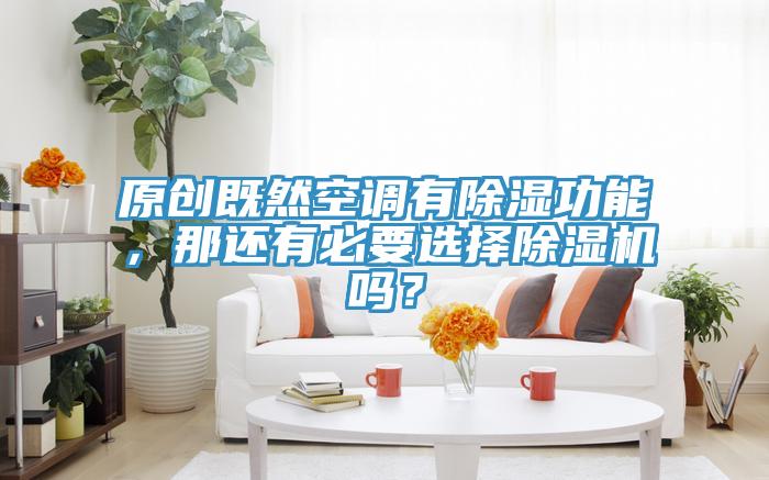 原創(chuàng)既然空調(diào)有除濕功能，那還有必要選擇除濕機(jī)嗎？