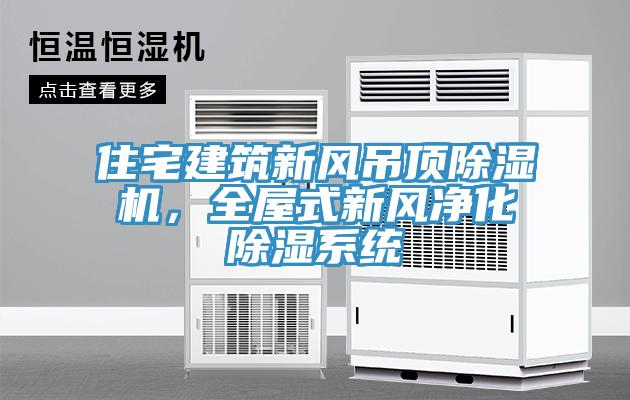 住宅建筑新風(fēng)吊頂除濕機(jī)，全屋式新風(fēng)凈化除濕系統(tǒng)