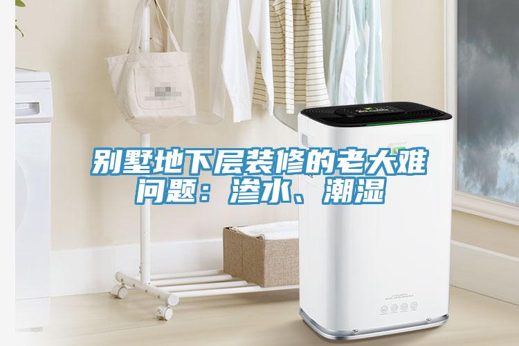 別墅地下層裝修的老大難問題：滲水、潮濕