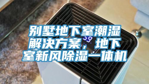 別墅地下室潮濕解決方案，地下室新風除濕一體機