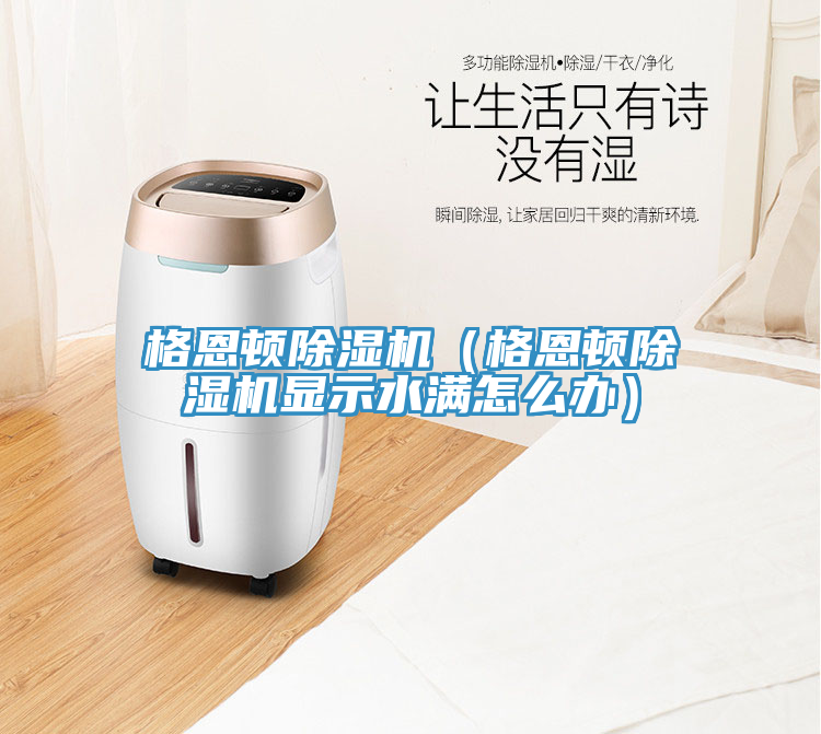 格恩頓除濕機(jī)（格恩頓除濕機(jī)顯示水滿(mǎn)怎么辦）