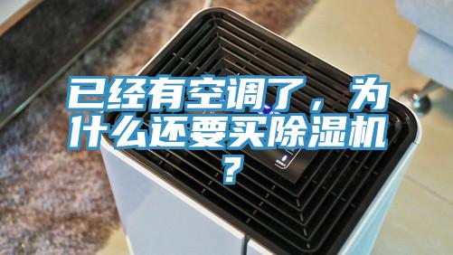 已經(jīng)有空調(diào)了，為什么還要買除濕機(jī)？