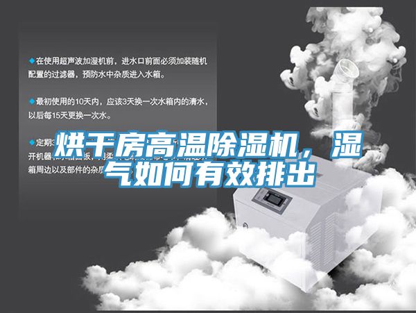 烘干房高溫除濕機，濕氣如何有效排出