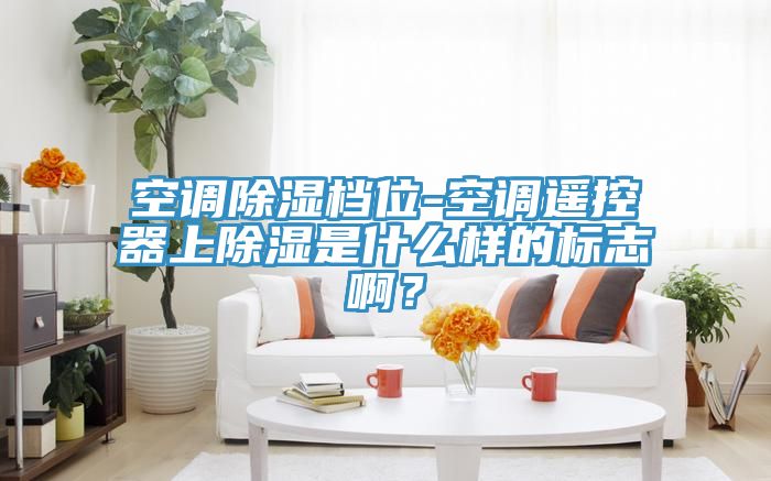 空調(diào)除濕檔位-空調(diào)遙控器上除濕是什么樣的標志啊？