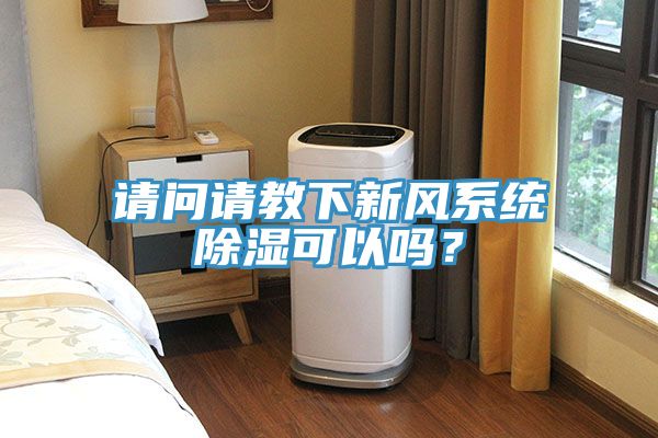 請問請教下新風系統(tǒng)除濕可以嗎？