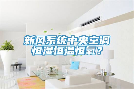 新風(fēng)系統(tǒng)中央空調(diào)恒濕恒溫恒氧？