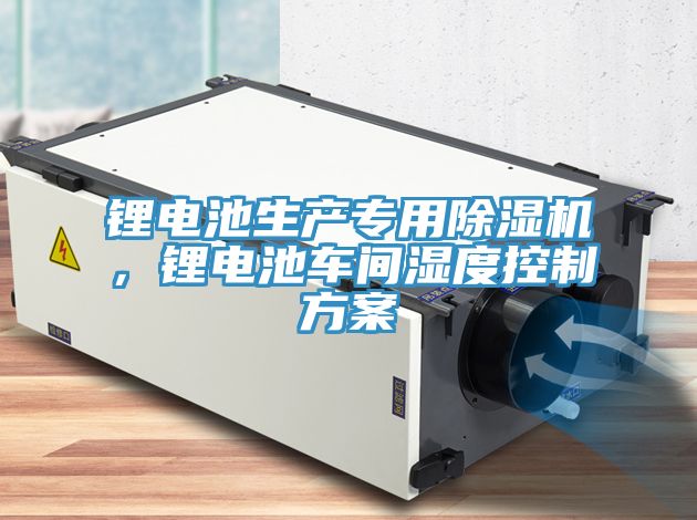鋰電池生產(chǎn)專用除濕機(jī)，鋰電池車間濕度控制方案