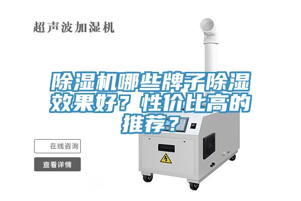 除濕機(jī)哪些牌子除濕效果好？性?xún)r(jià)比高的推薦？