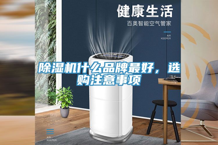 除濕機什么品牌最好，選購注意事項