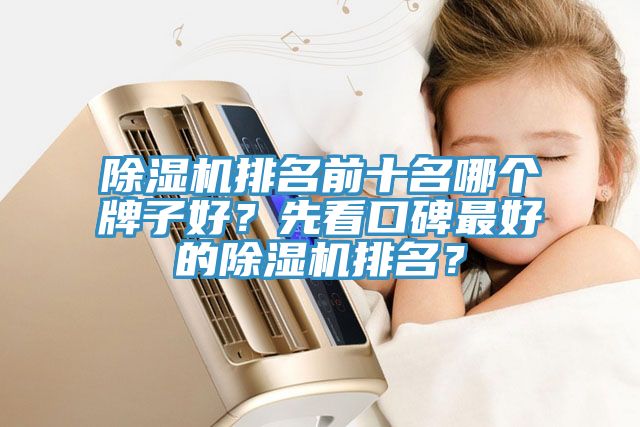 除濕機(jī)排名前十名哪個(gè)牌子好？先看口碑最好的除濕機(jī)排名？